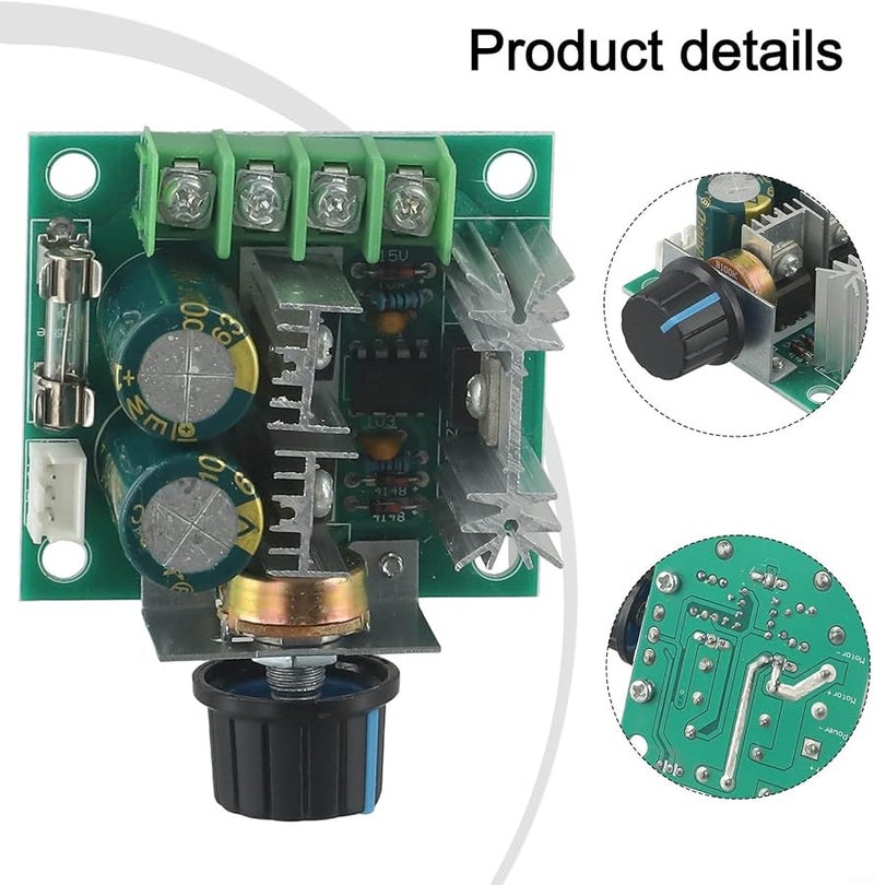 متحكم سرعة المحرك PWM 10A منظم قوة القيادة كفاءة أداء موثوق - Image 3